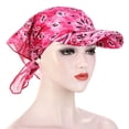 thumbnail image 3 of Sun Hooded Balaclava Bandana Diadema , roja de roja Salvador Bandana de ciclismo, 3 of 8