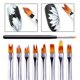 thumbnail image 5 of 8 pcs/set Nail Art Brush Gel UV Nail Painting Flower Drawing Pen Nail Art Tool, 5 of 5