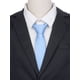 thumbnail image 4 of CORBATA CHIC para Hombres, Color Sólido, Corbatas Texturizadas Clásicas para Bodas Formales, Talla Única, Azul Claro, 4 of 4