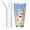 Straw Three-piece Set, variant on Masiiu Bluey Print 20OZ Car Cup for Travel, Insulated Stainless Steel Cup, Leak-Proof Lid with Straw and Direct Drinking Opening-Straw Two-piece Set