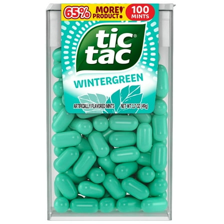 Tic Tac Wintergreen Breath Mints, MDA05 Bulk 12 Pack, On-The-Go Refreshment, 1.7 oz Each