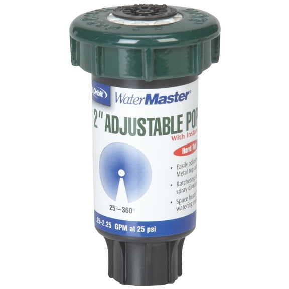 Orbit 2" Pop-Up Adjustable Hard Top Sprinkler