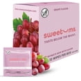 thumbnail image 1 of Toallitas femeninas Sweetums con pH balanceado, sabor uva, paquete de 10, 1 of 6