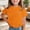 Orange, variant on LJEFF Girls Cute Print Rhinestone T-Shirt, Crew Neck Comfort Cotton Short Sleeved Summer Casual Tee Red Size 6 Yres