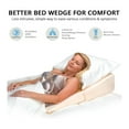 GolySw Folding Bed Wedge for Reflux, Snoring or Back Support (7x24x32