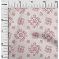 thumbnail image 2 of oneOone Rayon Dark Rose Brown Fabric Florals Craft Projects Decor Fabric Printed By The Yard 56 Inch Wide, 2 of 4