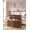 Rustic Brown, variant on 39.4" Storage Chest, Wooden Lift-Top Bench Trunk with 2 Hinges, Shoe Bench Organizer, Black