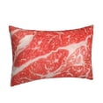 thumbnail image 2 of Daiia Beef Steaks Bedding Waterproof Pillow Protector Zippered Queen – Bed Bug Proof Pillow Encasement-20"x30", 2 of 9