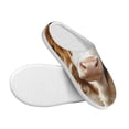 thumbnail image 3 of Picia Rustic Cow Butterflies Champagne for Women's Lamb-hug Comfy Fleece House Slippers Memory Foam, Slip-on House Shoes Indoor Outdoor-40/41, 3 of 7