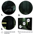 thumbnail image 3 of Designart "Silent Conversations Green Telephone Booth" Telephone Booth Floater Framed Canvas Wall Art, 3 of 7