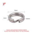 thumbnail image 1 of Lefu Acier Inoxydable Split Anneau Pêche Connecteur Double Split Snap Leurre Accessoires, 1 of 6