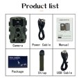 thumbnail image 3 of 16MP 1080P Day Night Photo Video Taking Camera Multi-function Outdoor Huntings Animal Observation House Monitoring Camera IP54 Waterproof 2.0 Inch Display 12 Languages with 34 Infrared Lights, 3 of 8