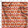 thumbnail image 3 of Soimoi Cotton Satin Spandex Orange Fabric By the Yard - 54 Inch Wide - Ikat Fabric - Elegant and Traditional Patterns for Stylish Creations Printed Fabric, 3 of 6