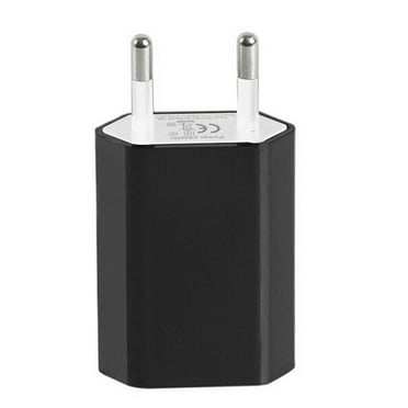 European Travel Plug Adapter Charger for Samsung Android Phones, International Power Adapter with 1 USB Charging Port, EU Wall Charger Block Plug for European German Socket Power Strip