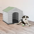 thumbnail image 1 of Casa Casita Hogar Refugio Interior Exterior Mascota Perro Ideal Raza Chica Plástica Resistente Confortable RIMAX, 1 of 7