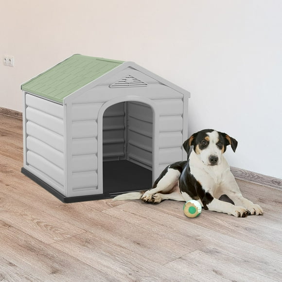 Casa Casita Hogar Refugio Interior Exterior Mascota Perro Ideal Raza Chica Plástica Resistente Confortable RIMAX