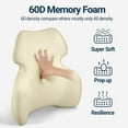thumbnail image 2 of Long Back Lumbar Support Pillow - Full Back Pain Relief & Posture Improvement - Memory Foam Cushion for Office, Gaming, Car, 2 of 6