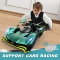 thumbnail image 3 of Remote Control Aston Martin Valkyrie Toy Car – 1:24 Scale Model Sports Car, Officially Licensed RC Supercar with LED Lights, High-Speed Racing Gift for Kids & Adults, 3 of 7