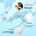 thumbnail image 2 of S925 Silver Double-layer Clover Bracelet, 2 of 2