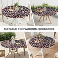 thumbnail image 7 of Leopard Print Pattern Round Fitted Tablecloth with Elastic Edge,Dining Table Cover Waterproof,Outdoor Round Tablecloth for Camping,Dining,Indoor and Outdoor, 7 of 7