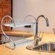 thumbnail image 4 of FESTFENDS Soporte Para Utensilios De Cocina Doble Capa En Acero Inoxidable Plateado, 4 of 7