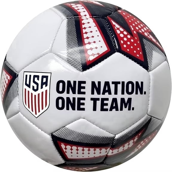 Icon Sports Soccer Ball U.S. One Nation One Team White/Red/Navy Size 4