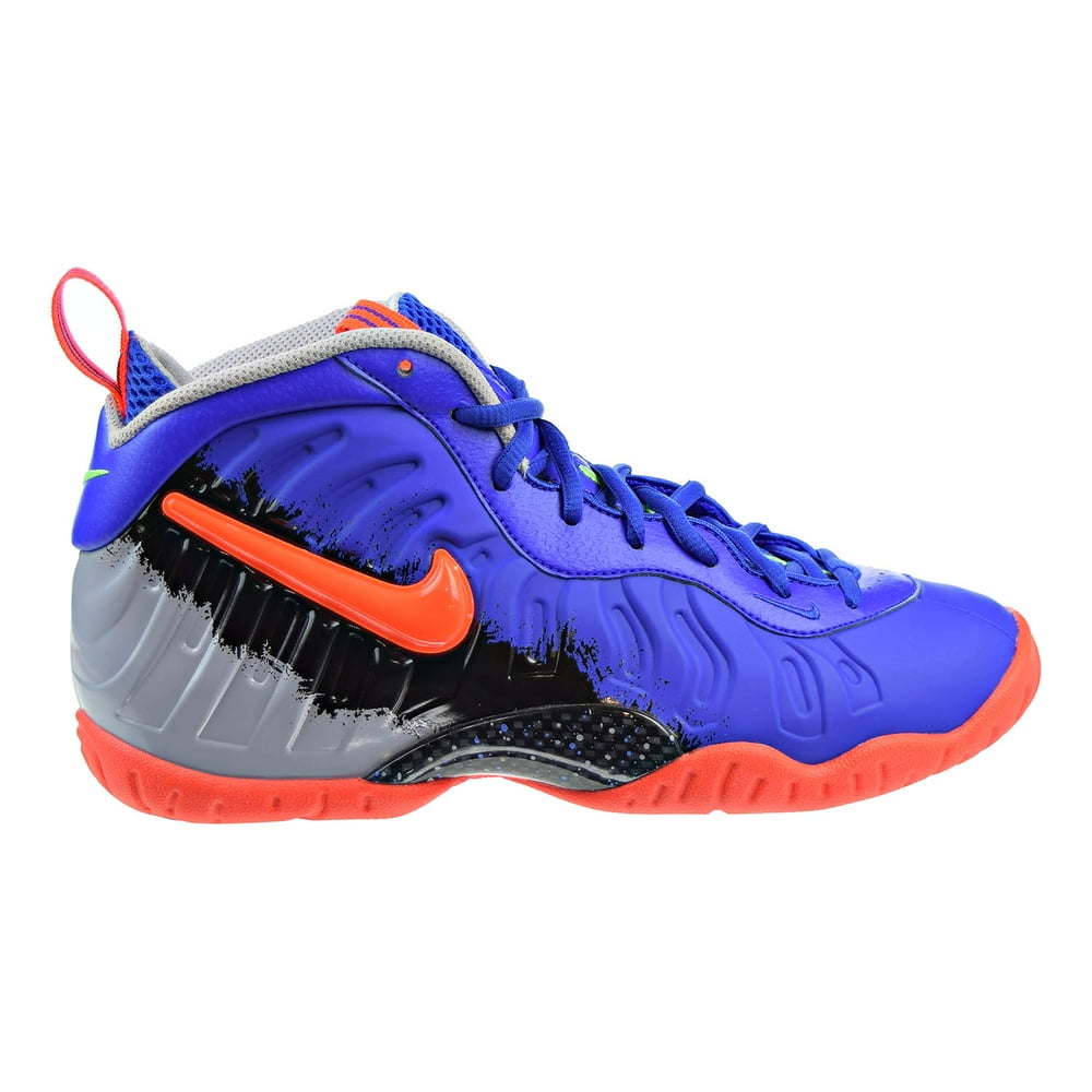 Nike - Nike Little Posite Pro GS Big Kids Shoes Racer Blue/Total Crimson 644792-403 - Walmart