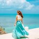 thumbnail image 2 of Falda CHICWISH para mujer Timeless Favorite Mint Chiffon Maxi, 2 of 6