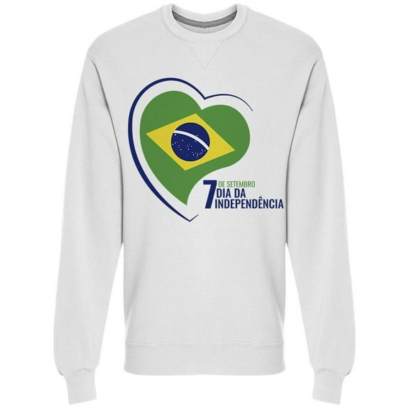 Independence Day Of Brazil
 Sweatshirt Men -Image by Shutterstock, Male 3X-Large