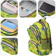 thumbnail image 4 of Dinosaur and Cactus Light Green Pattern Cute School Backpack Bag with Padded Back and Adjustable Shoulder Straps 16.9 X 12.6 X 5.9 Inches, 4 of 5