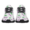 thumbnail image 3 of Unisex Fashion Rainbow Shoes, LGBT Sneakers for Men Women, Lightweight Breathable Running Walking Shoes Black Size 5, 3 of 7