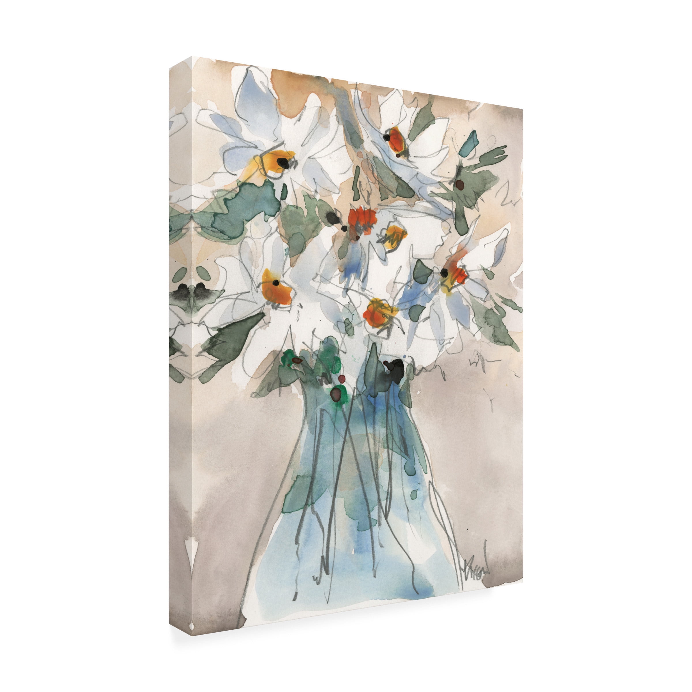 Samuel Dixon 'Daisy Point of View II' Canvas Art
