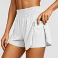 thumbnail image 3 of Womens Running Athletic Shorts Quick Dry Casual Cycling Tennis Workout Yoga Lounge Hiking Jogging Shorts with Liner Pockets, 3 of 10