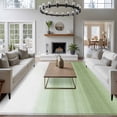 thumbnail image 3 of 6'x9' Area Rugs, Sage Green White Ombre Indoor Outdoor Area Rug for Living Room Bedroom, Country Modern Stripes Lines Washable Bathroom Rugs Kitchen Floor Carpet Mats Home Decor Aesthetic, 3 of 8