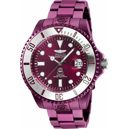 Invicta Pro Diver - Invicta Men's 27535 Pro Diver Automatic 3 Hand Burgundy Dial Watch