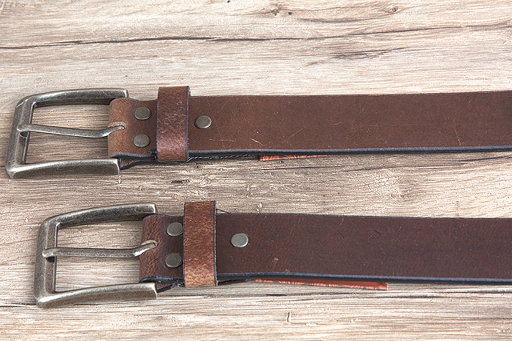 HILASON Western Genuine Leather Belt for Men Women Cowboy Cowgirl Handmade Unisex Full Grain Heavy Duty Belt for Jeans