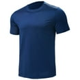 thumbnail image 2 of Xixinqiwan Mens Tops Clearance under $5,Men's Basic T Shirt Workout Athletic Bodybuilding Cotton Tee Short Sleeve Round Neck Tee Summer Tops, 2 of 9