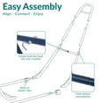 thumbnail image 6 of Sunnydaze 550 lb Powder-Coated Steel Universal Hammock Stand - Blue, 6 of 13
