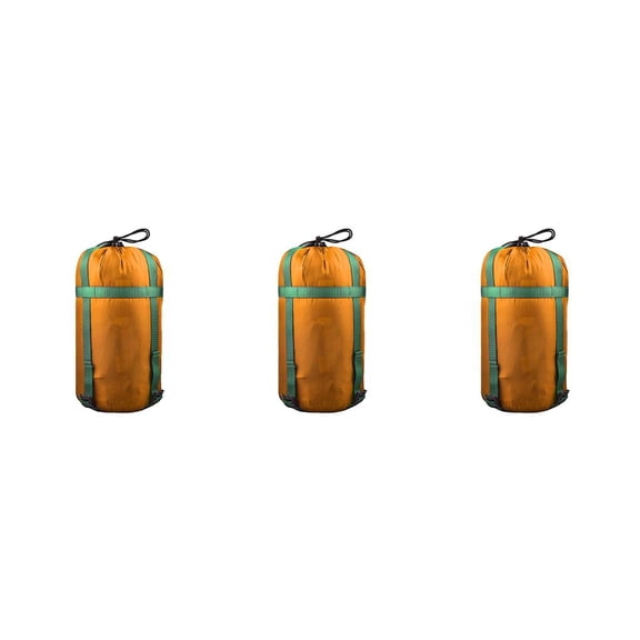 Eigraketly Bolsa de compresión Diseño de cordón Hebilla ajustable Ahorre espacio Saco de cosas portátil a prueba de rasgaduras para acampar al Type4 NO4