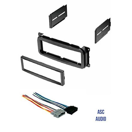 ASC Audio Car Stereo Dash Kit and Wire Harness to install a Single Din Radio for some Chrysler Dodge Jeep Plymouth - Compatible Vehicles listed