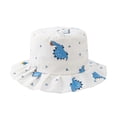 thumbnail image 4 of MIASHUI Breathable Fisherman Sun Hat For Kids Outdoor Beach Activities And Summer White,One Size, 4 of 4
