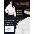 thumbnail image 5 of Cropped Puffer Jacket Women Pioneer Camp Waterproof Hood Short, 5 of 6
