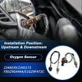 thumbnail image 2 of Sensor de Oxígeno Upstream & Downstream para Ford Edge 2015-2020 para Ford Escape para Lincoln MKC MKZ 2017-2019 2.0L 2348039/2345173/FB5Z9G444A/E1GZ9F472C 2pcs, 2 of 7
