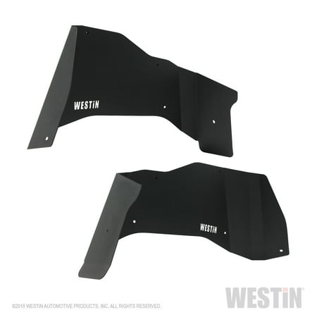 Westin 62-11015 Inner Fender; Rear; Pair; Steel w/Textured Black Finish;