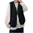 thumbnail image 3 of IYTR Men's Waistcoat Multi Pocket Outdoor Utility Waistcoat Fishing Waistcoat Work Waistcoat Wear Camping Hiking Waistcoat Black XXL, 3 of 3