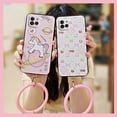 thumbnail image 2 of LYM-Phone Case For Samsung Galaxy A03 Euro/166mm, Solid Color Bracelet Ring Soft Case Cute heat dissipation Protective Back Cover Anti-knock Cartoon Waterproof Creative Funny Personality, 2 of 9