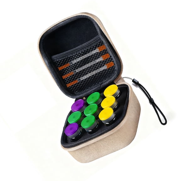 Coolings Vial Holder 9 Compartment Designs Space Saving Storage Solution for Standard Refrigerated