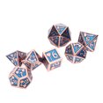 thumbnail image 4 of Dados De Juego De Metal, 7 Piezas De Accesorios De Juego Juegos De Mesa Poliédricos Portátiles Dados De Metal Para Club Para Adultos ANGGREK Estilo 1, 4 of 8