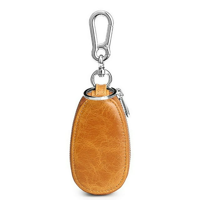 Men Car Key Holder Creative Portable Double Zipper Car Key Wallet Car Key Case