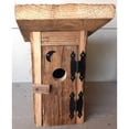 thumbnail image 3 of home bazaar chester county mushroom wood outhouse bird house, 3 of 5